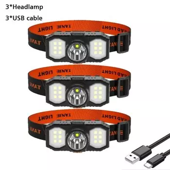 Налобный фонарь XIWANGFIRE Q5+COB