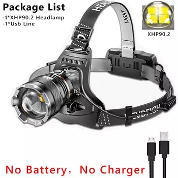 Налобный фонарь YUAITANE XHP90 черный