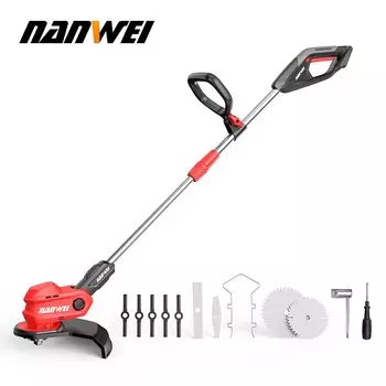 NANWEI Бесщеточная электрическая косилка 21В
