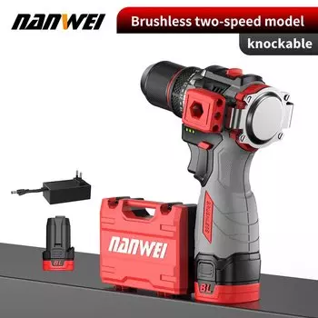NANWEI Бесщёточная ударная дрель 16,8 В