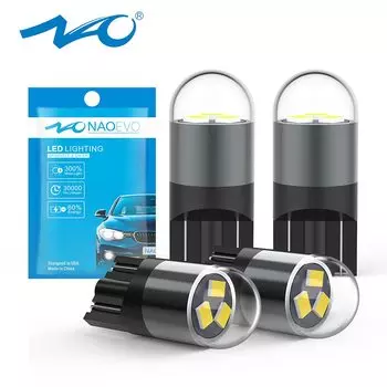NAO T10 W5W Светодиодная Автомобильная Лампа 12 В Белая 6500 К Для Автомобильной Внутренней Двери, Боковая Лампа Для Чтения