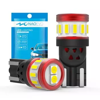 NAO W5W T10 Светодиодные Автомобильные Лампы Ультра Яркие Безошибочные 12 В CANBUS Совместимые Боковые Габаритные Фонари Для ...