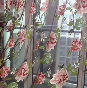 NAPEARL Фиолетовые шифоновые шторы