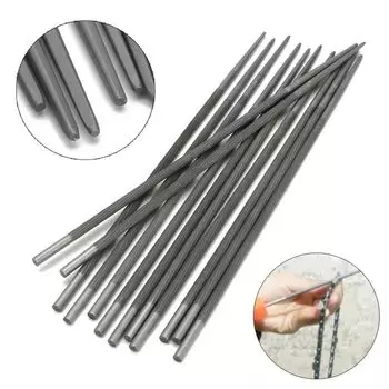 Напильники для заточки цепных пил BESHONE GARDEN 12 шт. 4,8 мм