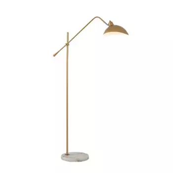 Напольная лампа Lava Ball золотого цвета