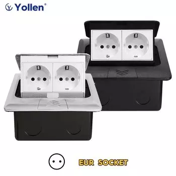 Напольная выдвижная розетка Yollen
