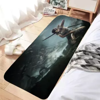 Напольный нескользящий коврик для кухни, молитвенный коврик для ванной, двери, ванной