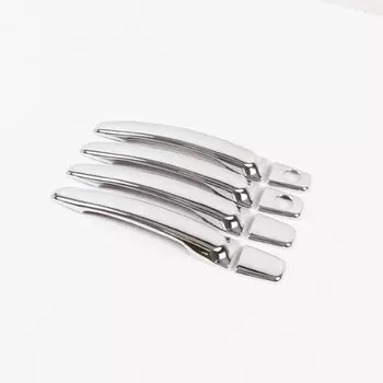 Наружная хромированная Серебряная ручка боковой двери автомобиля, Накладка для чашек для Hyundai Sonata Viv Прима EF Соника 1998-2004 2001 2002