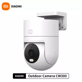 Наружная камера XIAOMI CW300, 2,5 K, полноцветное ночное видение, 4 миллиона пикселей, IP66, функция отслеживания человека, звук и свет, предупреждение о голосовом звонке
