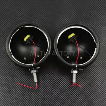 Наружная крышка для мотоцикла со светодиодной противотуманной фарой 4,5 дюйма, кронштейн для Harley Touring Electra Glide Road King Street Glide FLHX FLHR