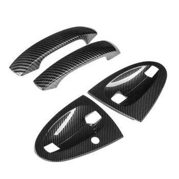 Наружная ручка двери автомобиля Наклейка для украшения двери защитная крышка для 09-14 Smart 451 Fortwo аксессуары для стайлинга автомобилей