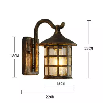 Наружная водонепроницаемая настенная лампа WECUS