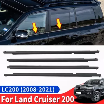 Наружные аксессуары для Toyota Land Cruiser 2008, герметичная лента для наружного покрытия окон автомобилей 2021-2020, 2019, 2018, 200, LC200, FJ200