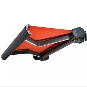 Наружный автоматический выдвижной солнцезащитный козырек из алюминиевого сплава, электрический солнцезащитный козырек, электрический пульт дистанционного управления со светодиодом