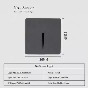 Наружный настенный светильник WAAJEA 3Вт песочно-белый