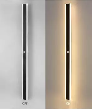 Наружный светодиодный светильник IISINUO с датчиком движения