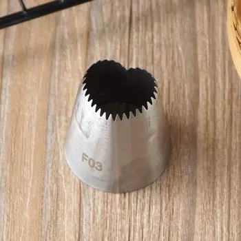 Насадка для крема SwtHart сердце из нержавеющей стали