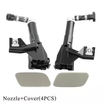 Насадка для мойки передней фары ZUK, чистящая Струйная Крышка для Toyota Land Cruiser 200 2007 2008 2009 2010 LC200 UZJ200