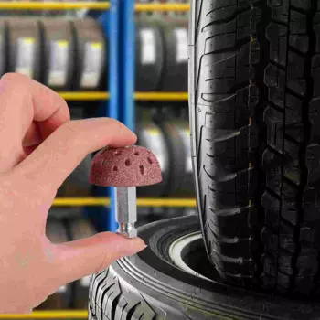 Насадка шлифовальная для ремонта шин, автомобильная балка для полировки колес со съемным стержнем, средний вольфрамовый стальной низкий буфер из сплава