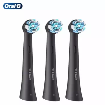 Насадки для электрической зубной щетки Oral-B - iO Ultimate, сменные, угловые, щетинки для более глубокого удаления налета, 3 шт.