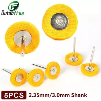 Насадки для дрели Dremel 4000 3000, желтые фетровые диски для полировки, 5 шт.