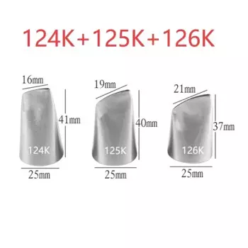 Насадки для глазури BCMJHWT из нержавеющей стали