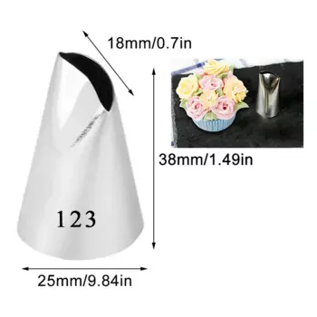 Насадки для глазури BCMJHWT из нержавеющей стали