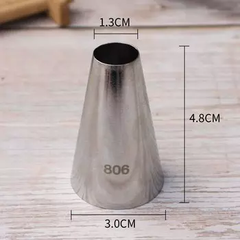 Насадки для глазури Vaenng #805 и #806 из нержавеющей стали