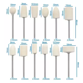 Насадки для гравера BIGHSM, 12 шт., 2,35 мм