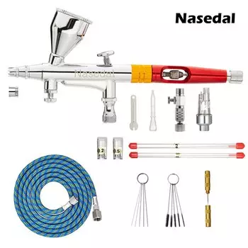 Nasedal Аэрограф Гравитационный Двойного Действия 9 куб.См