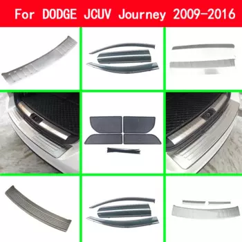 Насекомое Для DODGE JCUV Journey 2009-2016, накладка на экран, накладка на задний бампер, педаль, порог, отделка багажника, полоса, козырек, защита от дождя