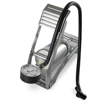 Насос автомобильный ножной с манометром