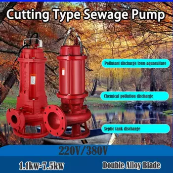 Насос погружной для подвала, 220 В, 380 В