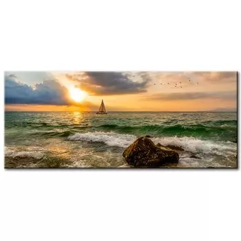 Настенная картина AHPAINTING "Закат на пляже"