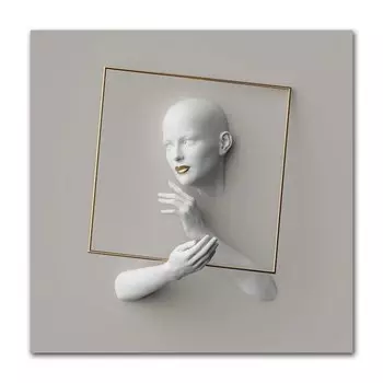 Настенная картина АлиПэнт "Абстрактная фигура"