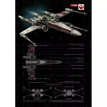 Настенная картина Disney Star Wars HEROCROSS