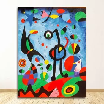 Настенная картина Joan Miro, современный стиль, холст