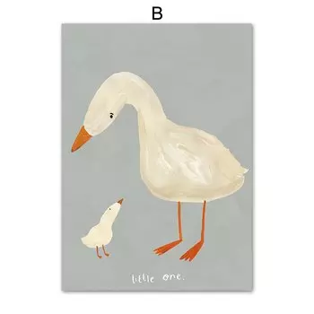 Настенная картина Kingsmile "Бохо мультфильм"