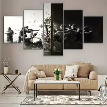 Настенная картина «Солдаты Воина», 5 панелей, RELIABLI ART