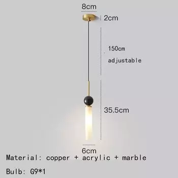 Настенная лампа из мрамора IWP