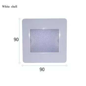 Настенная лампа WAAJEA, квадратная, 1,5 Вт, белая