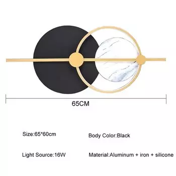 Настенная лампа Ynhaw, оранжевая, 16Вт