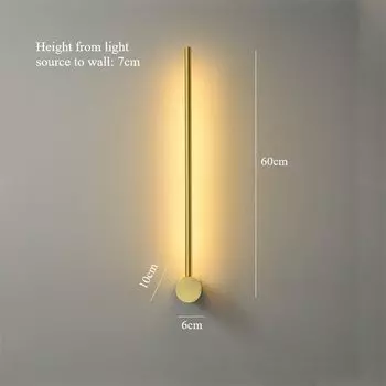 Настенная лампа ZYZAO золотая