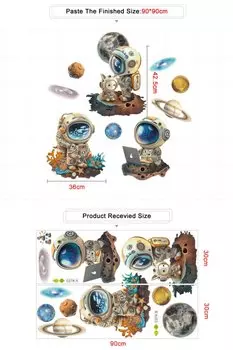 Настенная наклейка Astronaut DUTRIEUX