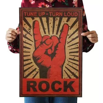 Настенная наклейка Continue To Rock and Roll DIYOUNG