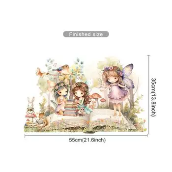 Настенная наклейка Kingsmile Сказочные животные