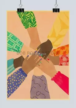 Настенная наклейка lanxihaibao Ретро стиль