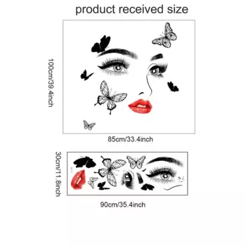 Настенная наклейка MOONBIFFY Красота