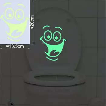 Настенная наклейка NICELET, плоский стикер, светится