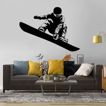 Настенная наклейка ROWNOCEAN Сноуборд